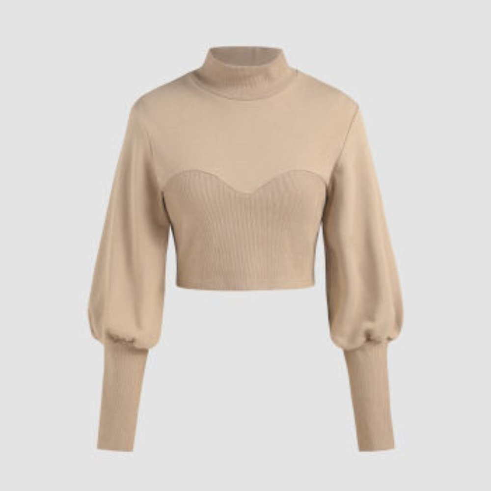 High Neck Sweatshirt